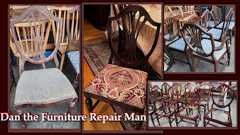 Antique Family Heirloom Chairs Restored in Long Beach, CA